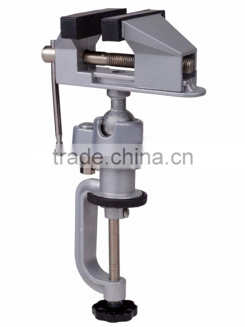 Table Bench Vise Work Bench Clamp Swivel Rotated Vice Hobby Craft Repair Tool