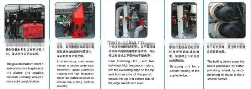 The Full-automatic Edge Banding Machine SH-360J with Feed speed 12-20m/min and Panel thickness 10-60mm