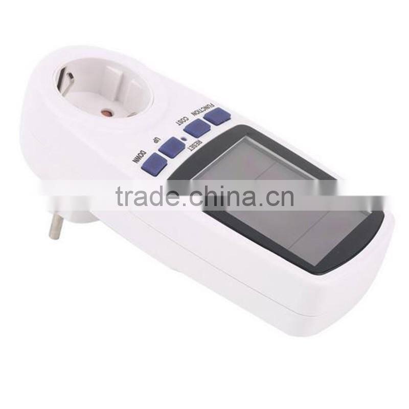 Plug Energy Power Meter Socket with Electricity Usage Monitors for US/EU/AU