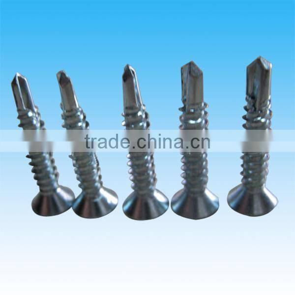 GI Zinc Plated Countersunk Head Self Drilling Screw