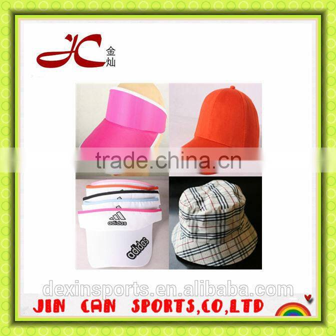 Promotional Leather Trimed Cheap neoprene Plastic Sun visor cap
