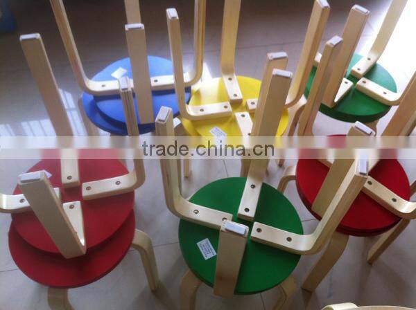 Hot new product for 2015 wooden round table for kids,modern wooden toy children round table,outdoor wooden round table W08G036