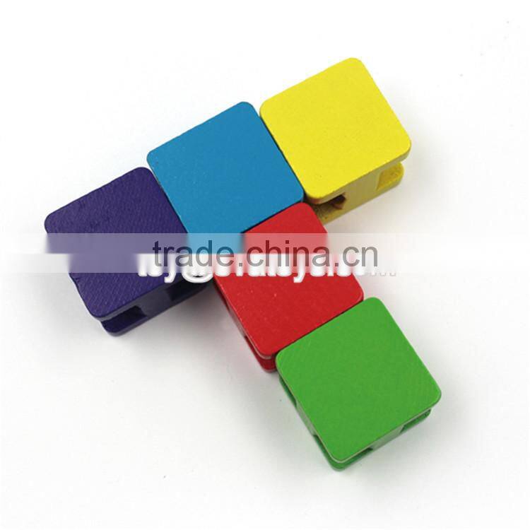 Creative intelligent stacking toys wooden baby building blocks W13D097