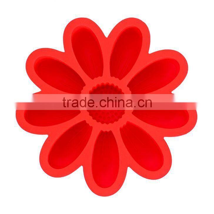 Flower shape plastic cake decorations Jelly mold silicon moulds cake decorating