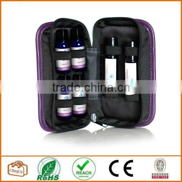 8 Bottle Essential Oil Roll-Ons carrying case Purple
