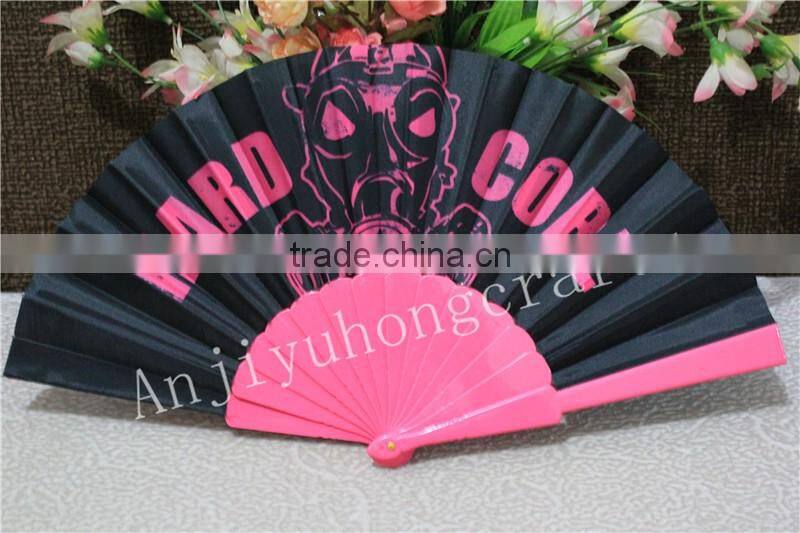 Customise Printing Folding Plastic Fan as promotional Gift