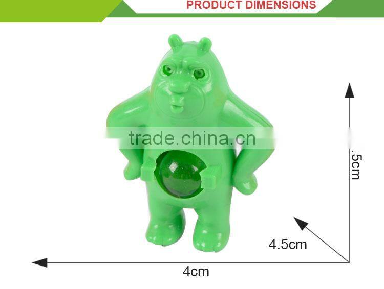 Hot sale cheap small bulk set plastic bear toy glass marbles