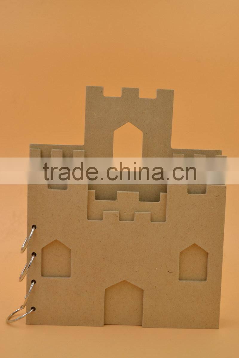 wooden deco, MDF craft,DIY wood crafts sticker by child