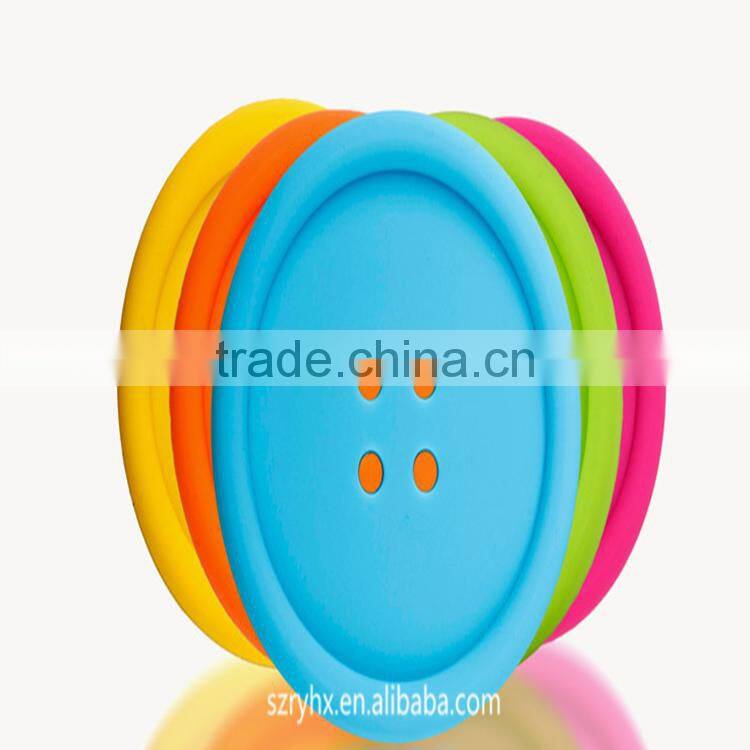 Heat Resistant Hot Pads Perfect Modern Home Decor Silicone Heat Resistant Coasters Cup Insulation Mat,