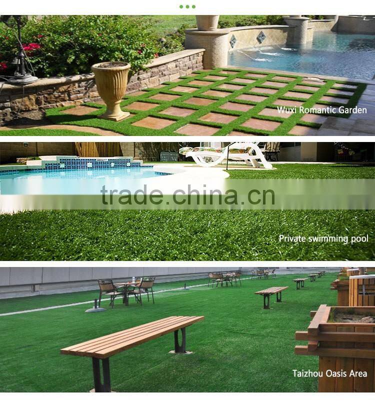 Natural chinese artificial grass carpet for flooring for garden