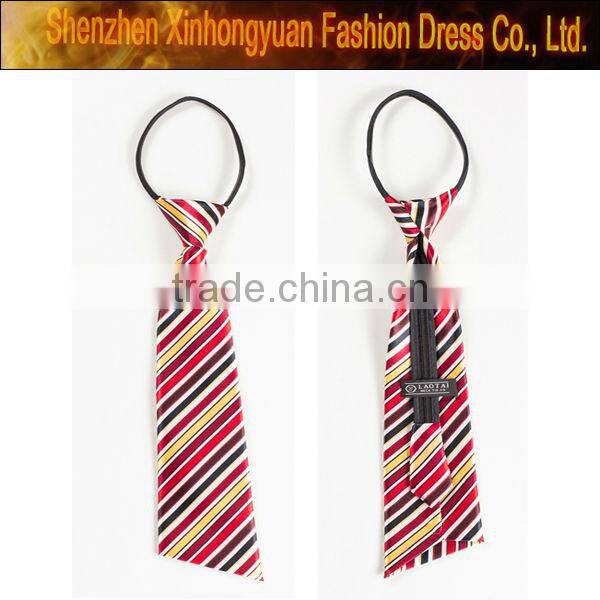 custom fashion silky polyester women's necktie
