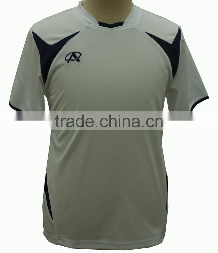 2015 hot selling wholesale cheap football uniform newest soccer jersey set