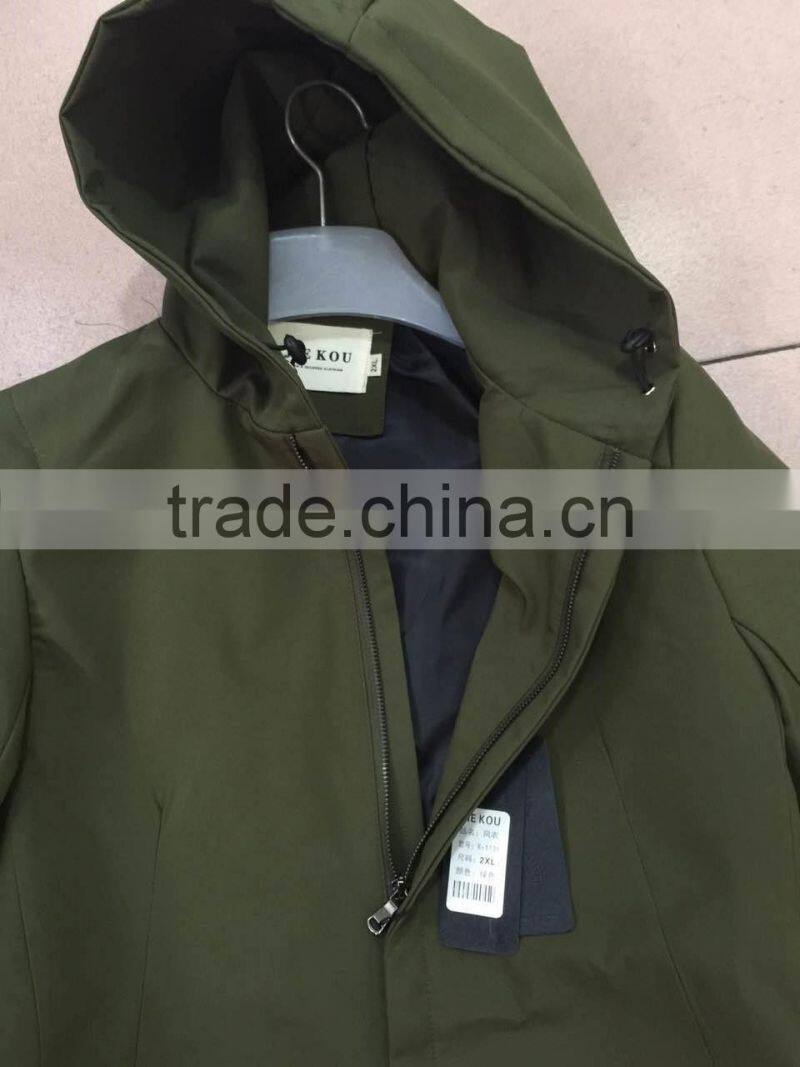 GZY big quantity stock casual men hoodie jacket