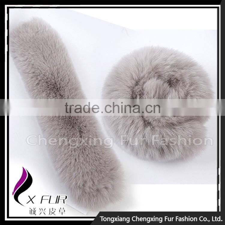 CX-A-06 Fashion Rex Rabbit Fur Slap On Fur Cuff / Bracelets