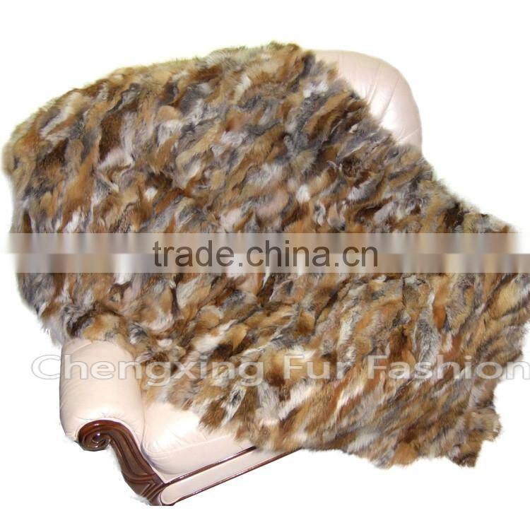 CX-D-89 Genuine Fox Fur Carpets and Rugs in Living Room Carpet Fur Rug