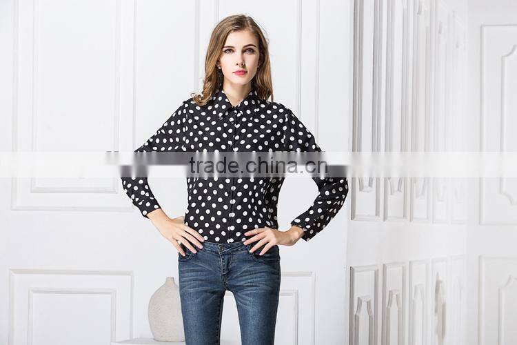 Latest Hot sell european summer 100% Cotton ladies New Design Ladies office t shirt 2015