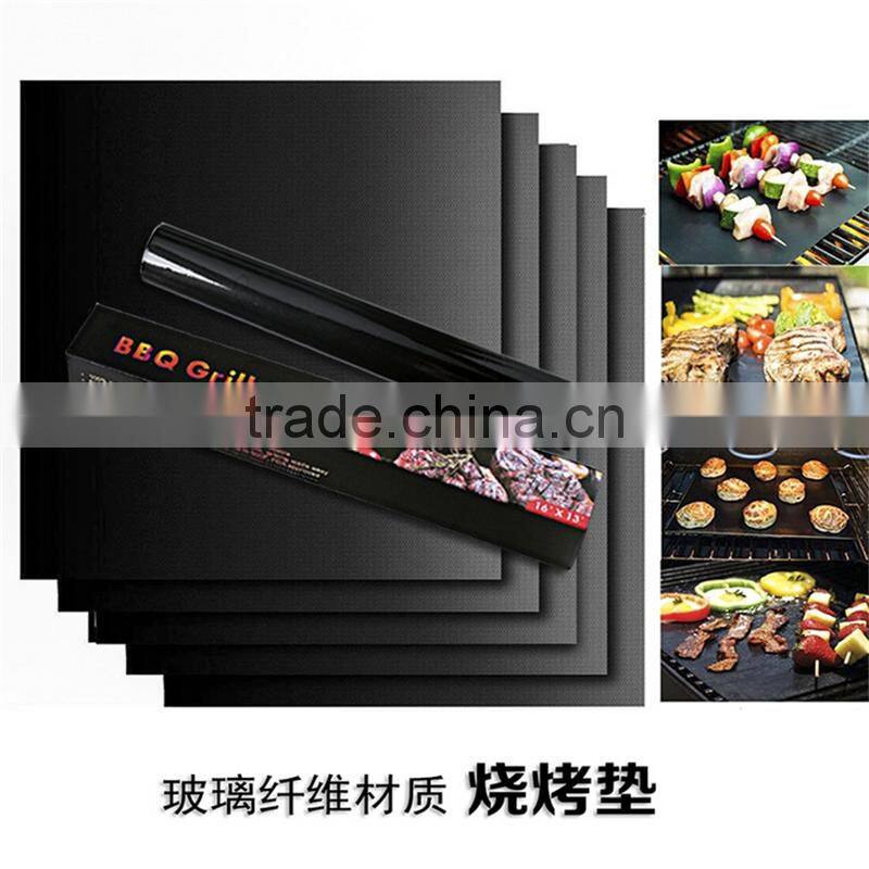 wholesale Outdoor barbecue special security Easily Cleaned Waterproof non stick bbq grill mat