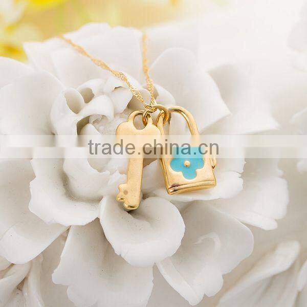 2014 pretty good design silver chain necklace