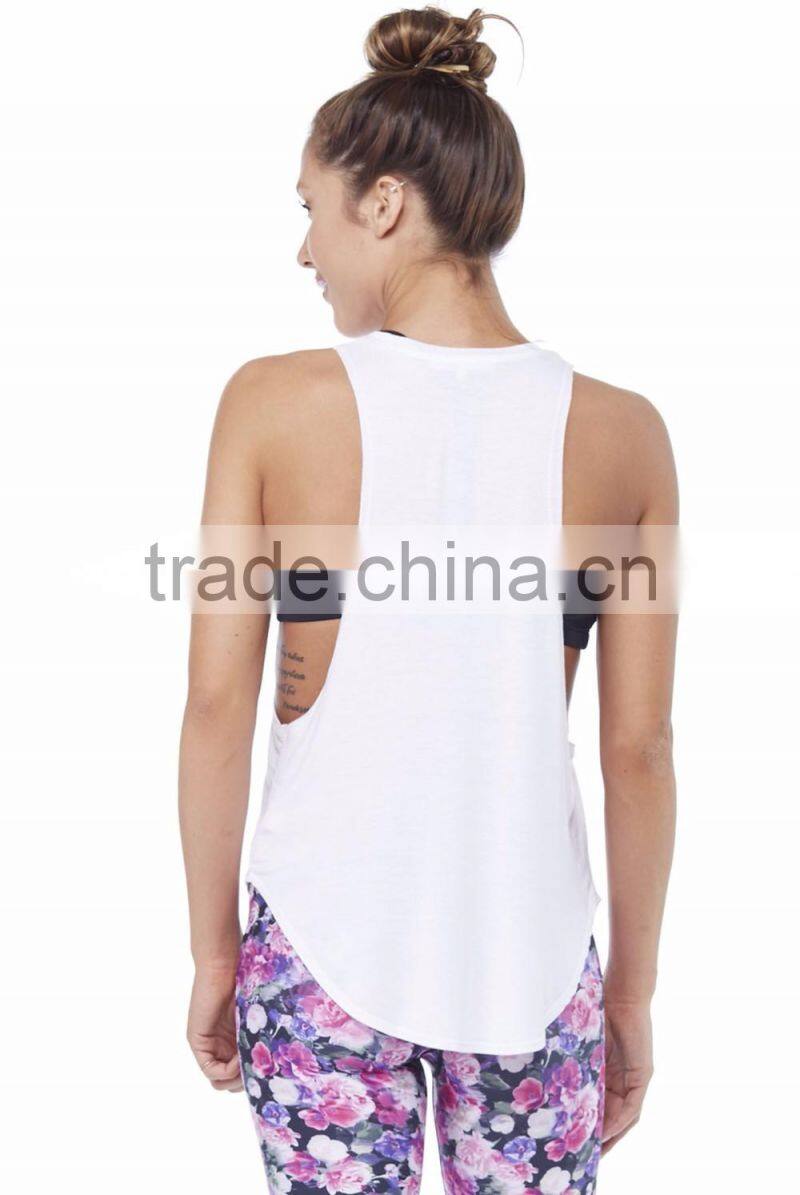 Latest hot sale fashion casual women sleeveless tops