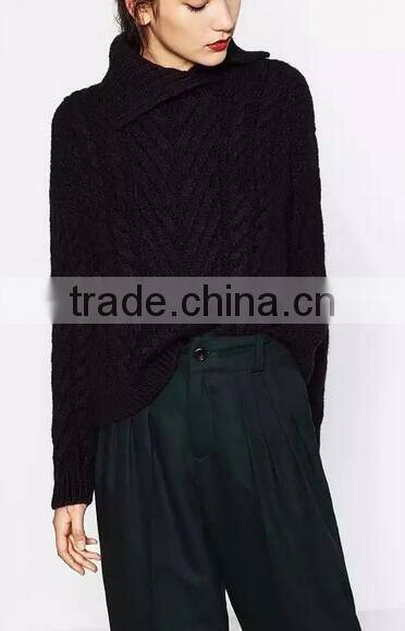 Runwaylover 2017 Latest Elegant Women Winter Clothes Warm Knitting Wool Pullover Sweaters