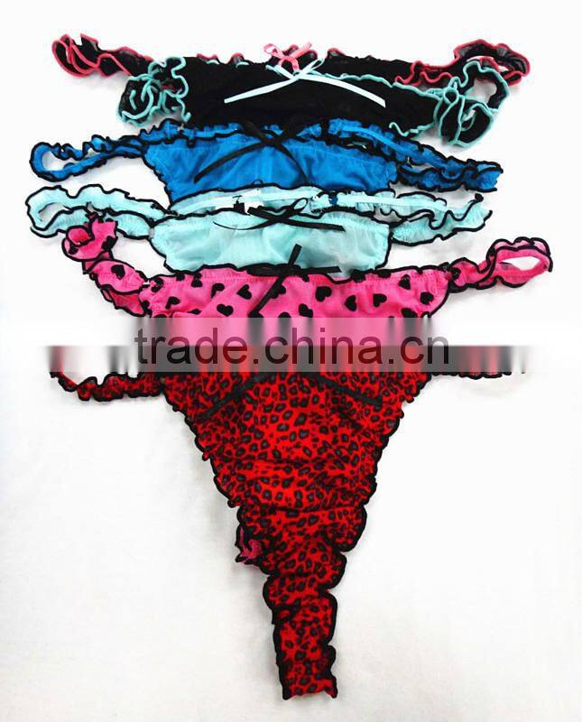 Popular design hot sale underwear women g strings panties