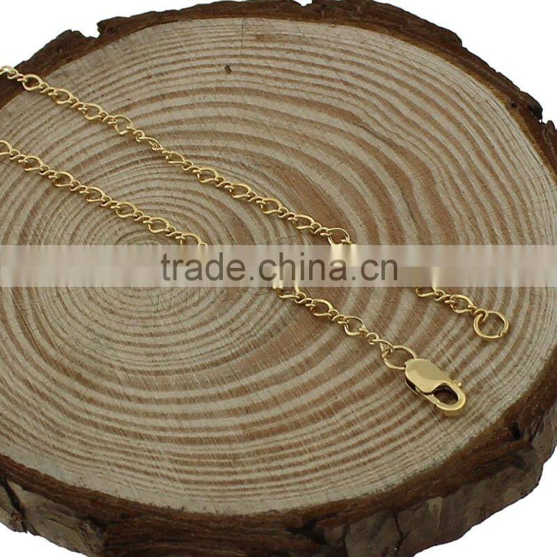new gold chain design girls Gold Filled Necklace Chain dubai new gold chain design