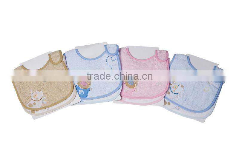 infant baby bibs/100% cotton terry fabric