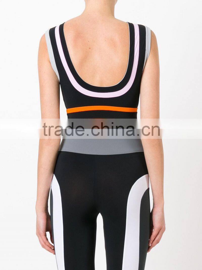 2017 new style custom made sexy Seamless Stretch Yoga sport bra ladies fashion cropped top