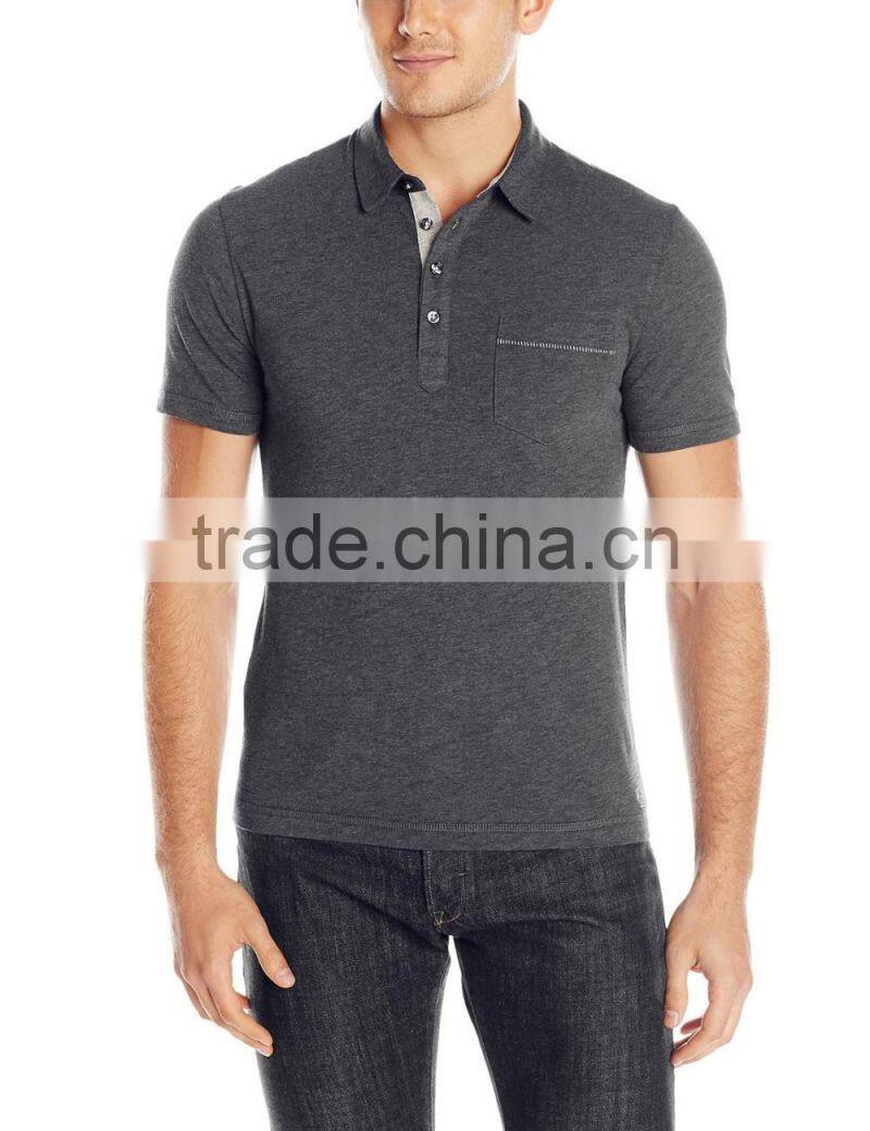 mens short sleeve blank loose dri fit polo shirts LT5889