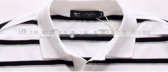 hot sale new fashional men's apparel short sleeve striped polo shirts