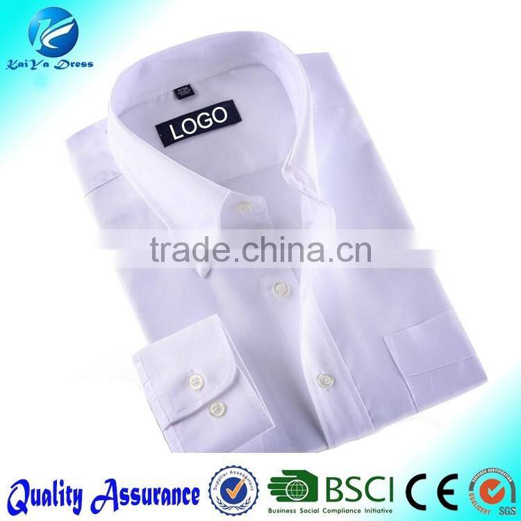 Spring long sleeve men blue cotton denim shirt