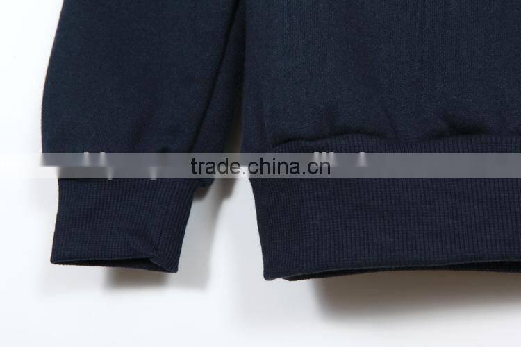 pullover cotton fleece o neck sweatshirt oem factory