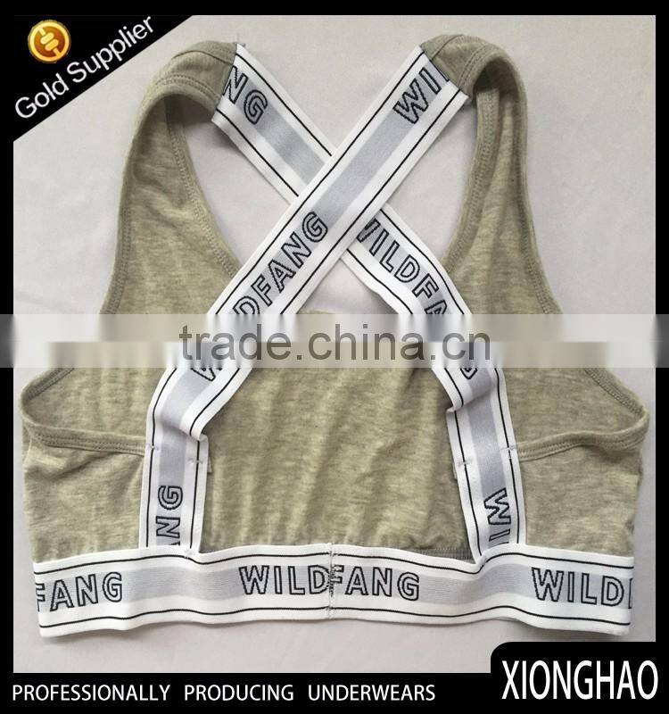 wholesale high quality cotton sport bra women for yoga gym fitness