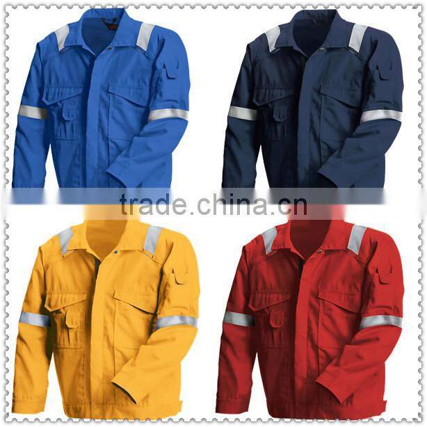 Safety Jacket EN 61482 100% Cotton Reflective Striped FR Jacket