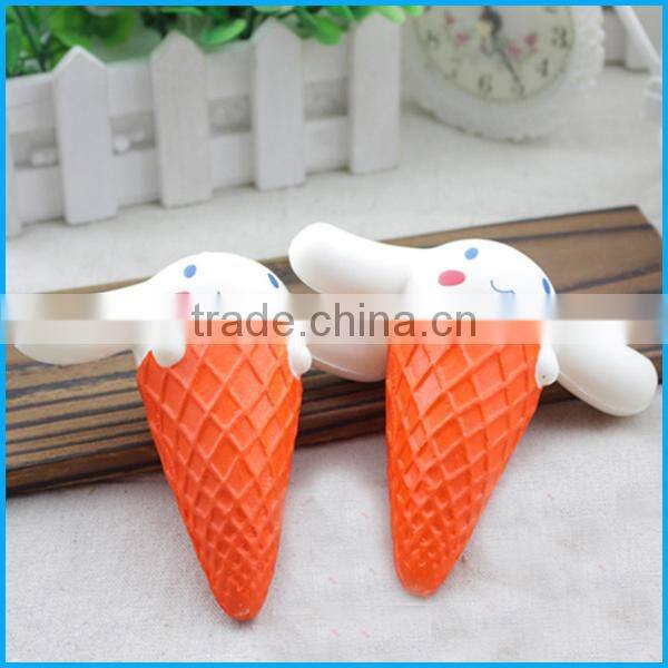 Kawaii slow rising toys squishy ice cream doll for stress release