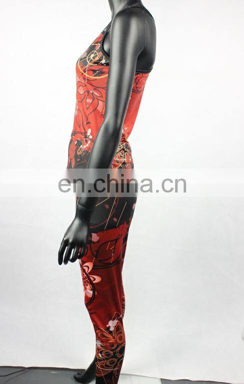 customized sexy slim fit top quality running wear