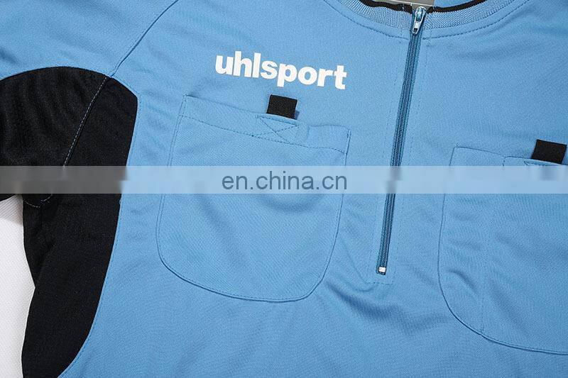 Short Sleeves Soccer Athletes Jerseys with Pocket