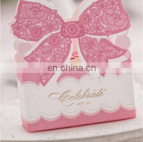 Sweet Lovely Pink Wedding Favor Box for sale