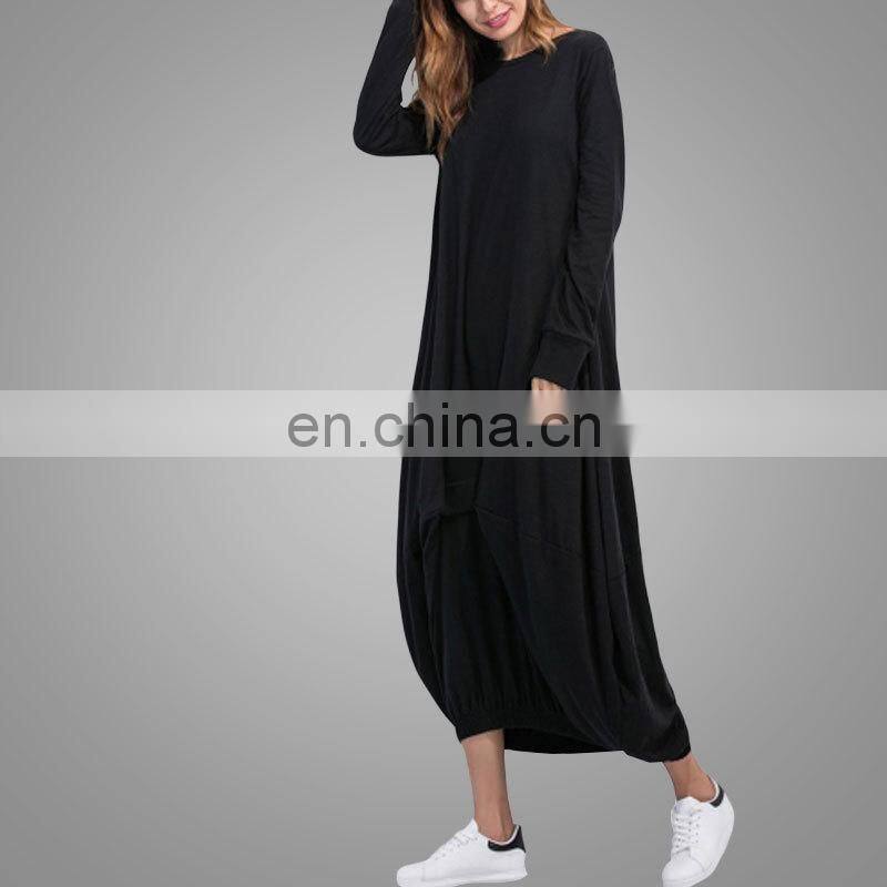 High Quality Muslim Kebaya 2017 Dubai Abaya Cotton Material Women Every Long Dress
