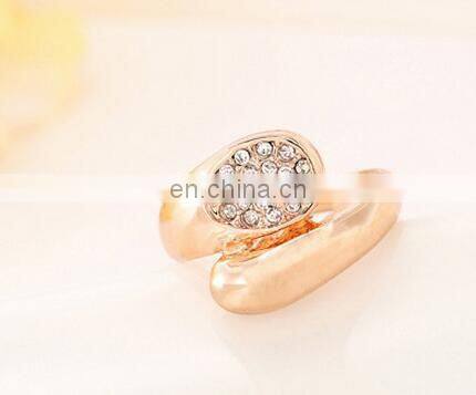 2017 New Arrival Luxury Wedding Rings Jewelry Geometry Shape CZ Ring Feminino Bijoux