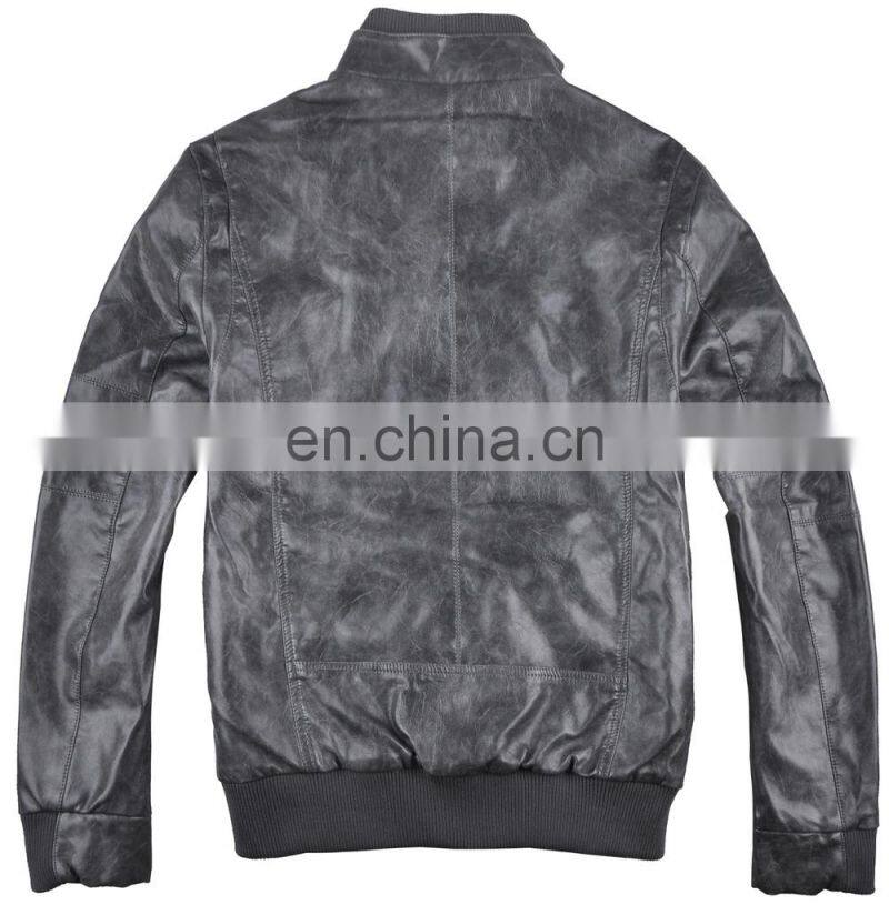 Casual jackets,casual pu jacket for men