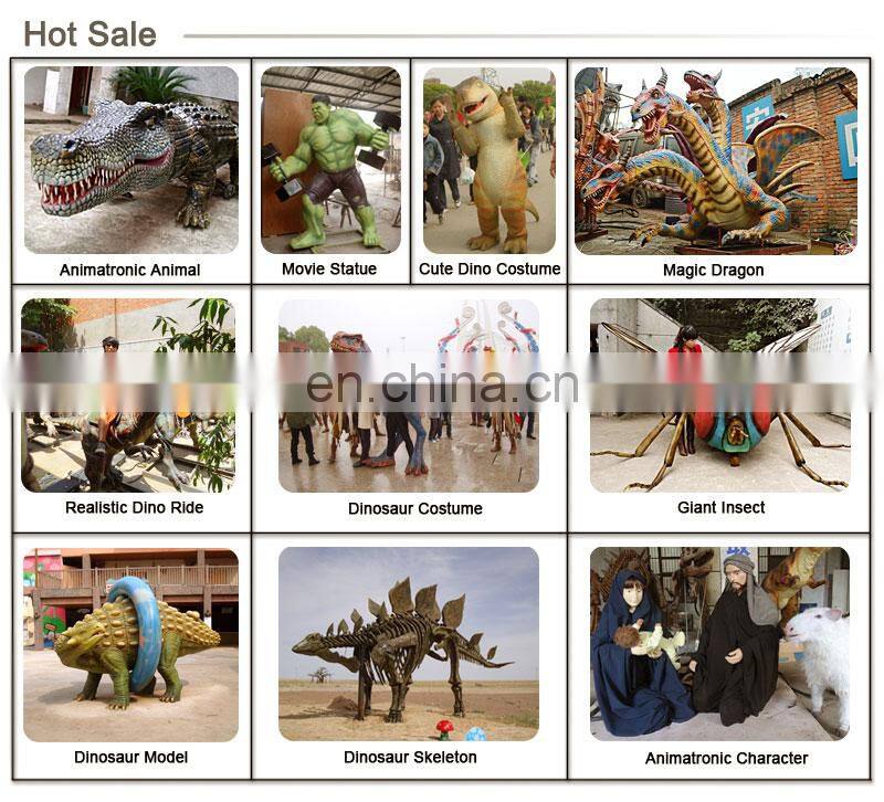 Amusement Park Show Large Animatronic Animals Model Of Tiger