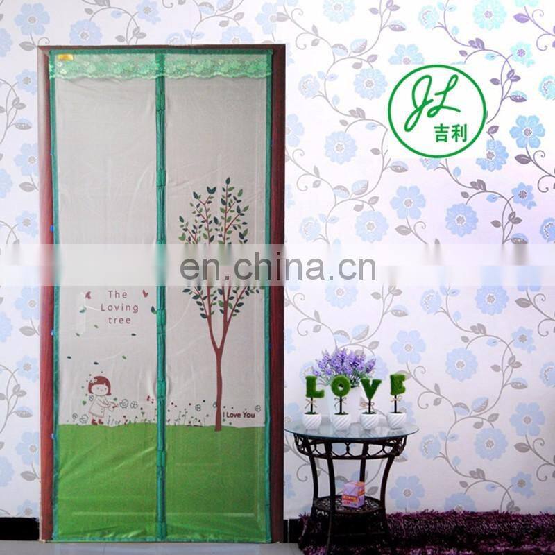 The high quality products of Pure color magic screen mosquito netting with magnets for windows