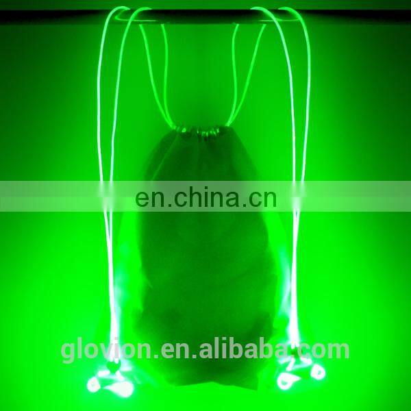 Hot selling led light backpack led safety night bag beautiful colorful bag