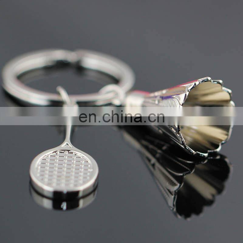 3D Sports Badminton Keyring