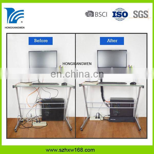 Adjustable Neoprene cable management desk