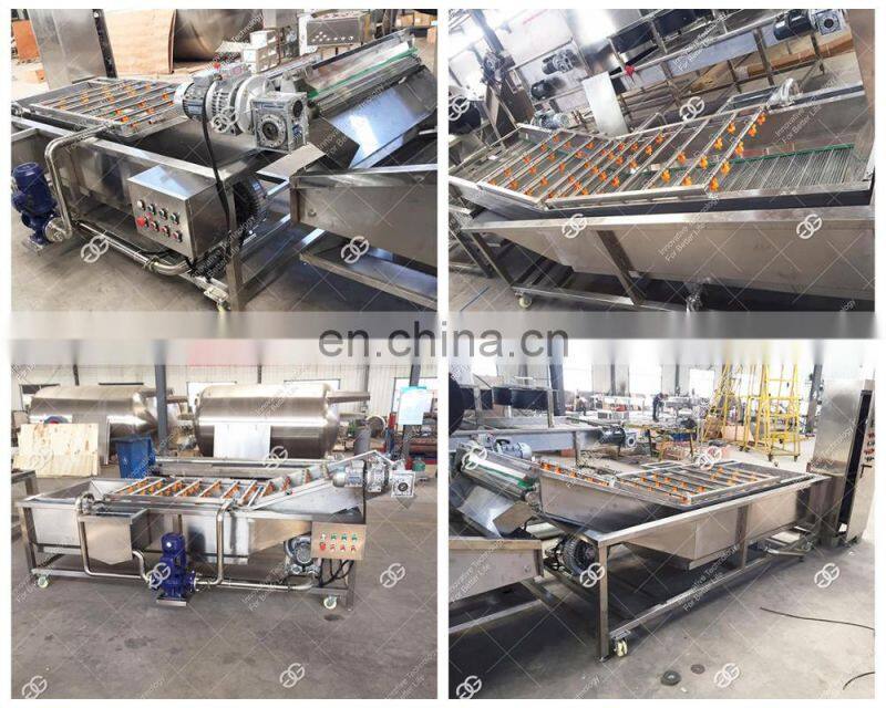 Factory Price Air Bubble Food Cleaning Fruit Washing Vegetable Blanching Machine