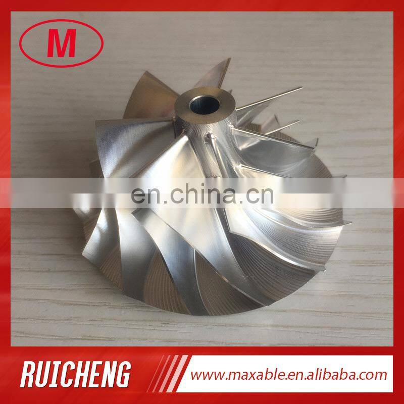 TD05H 18G 50.39/68.01mm 7+7 blades high performance turbo billet/milling/aluminum 2618 compressor wheel for 49378-01520