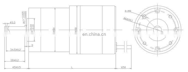 150 watt dc electric gear motor 24v low rpm brushless Planetary Reduction reducer motor bldc BMM918