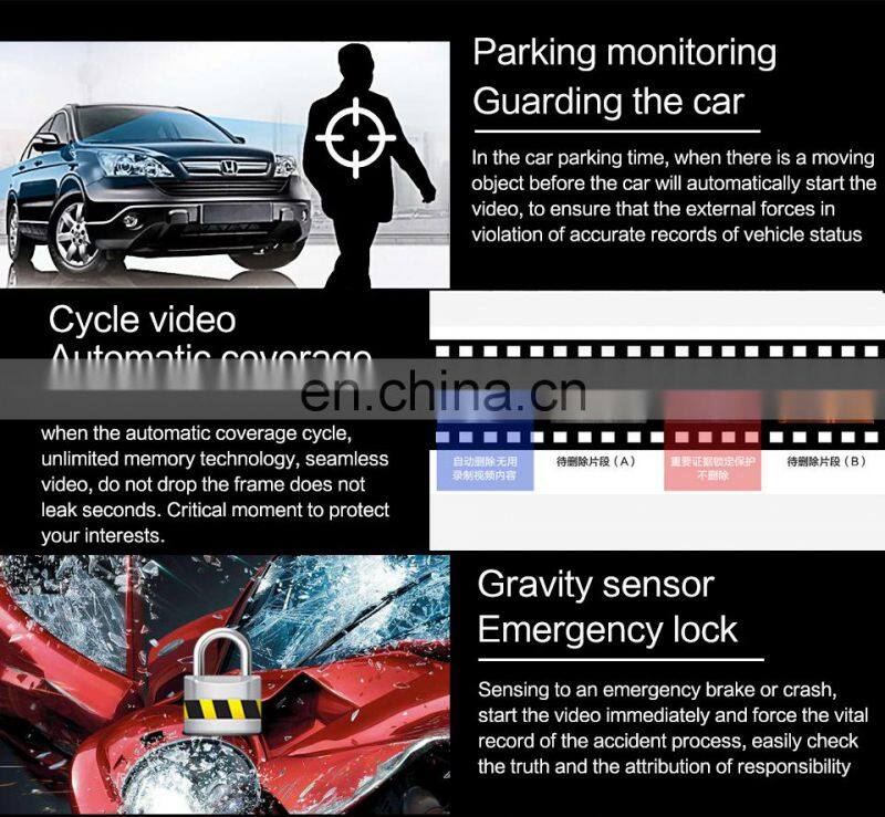 factory price car digital rearview mirror Driver Recorder 4.3 inch car rear view mirror monitor for BMW F64